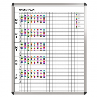 Klassen-Plantafel, 10 Stunden Mo-Fr, für 20 Klassen, 103x97 cm, Klassen-Plantafel, 10 Stunden Mo-Fr, für 20 Klassen, 103x97 cm,